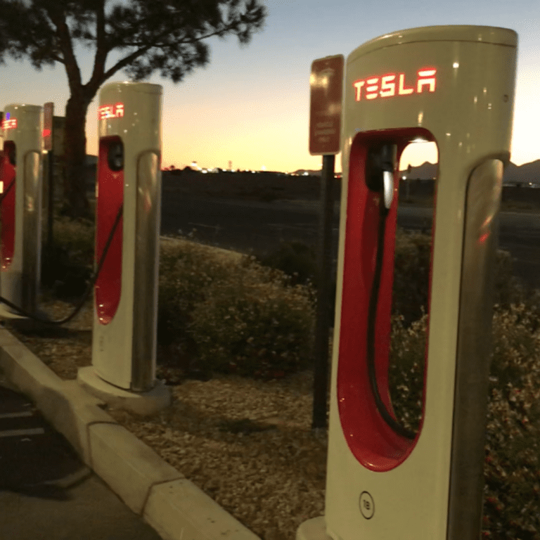 tesla charging station