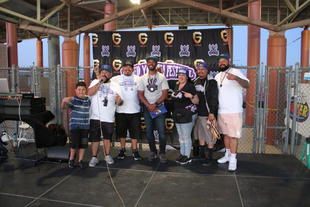 United Youth Festival organizers at the Adelanto Stadium and Event Center.