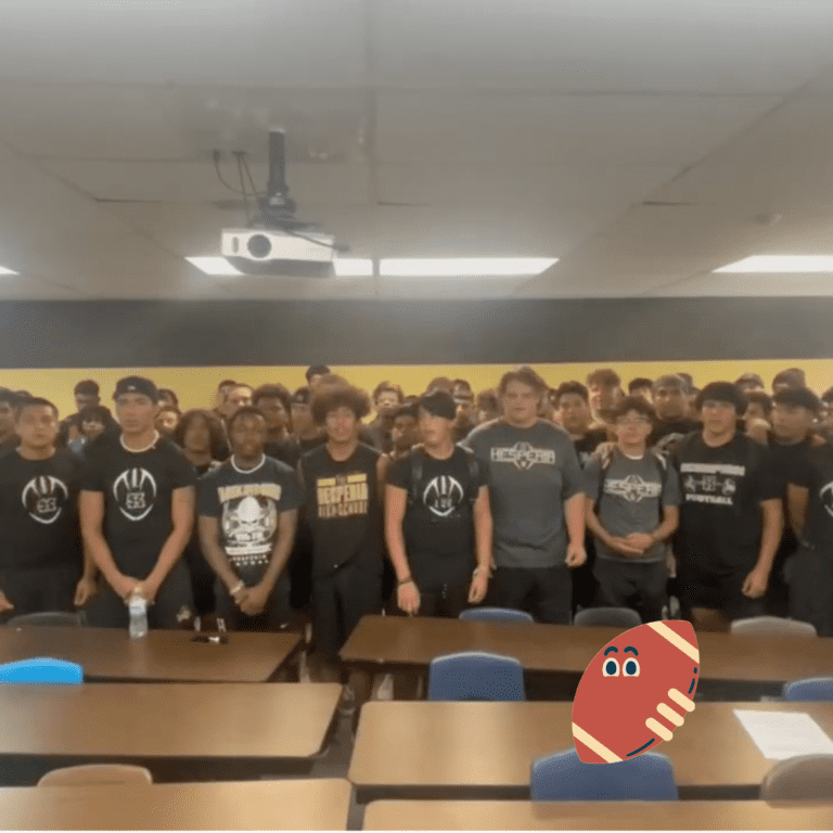 Hesperia Football fundraising for new equipment