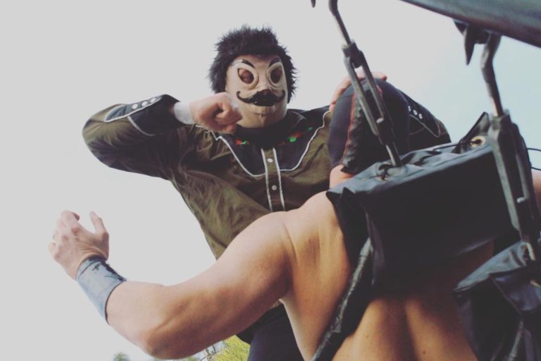 Empire Wrestling Federation match at the VFW Post on Hesperia Road