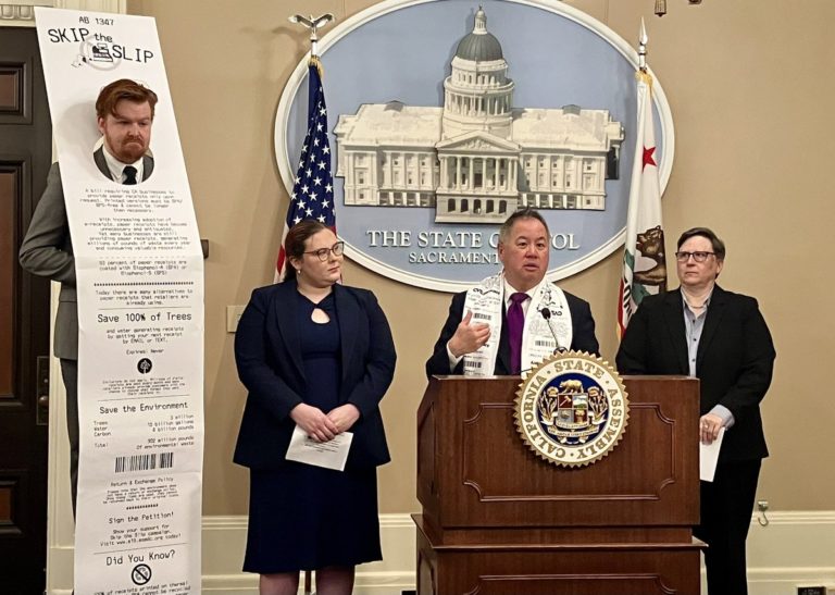 CA Assembly member wants to fine businesses $25 per day for printing paper receipts