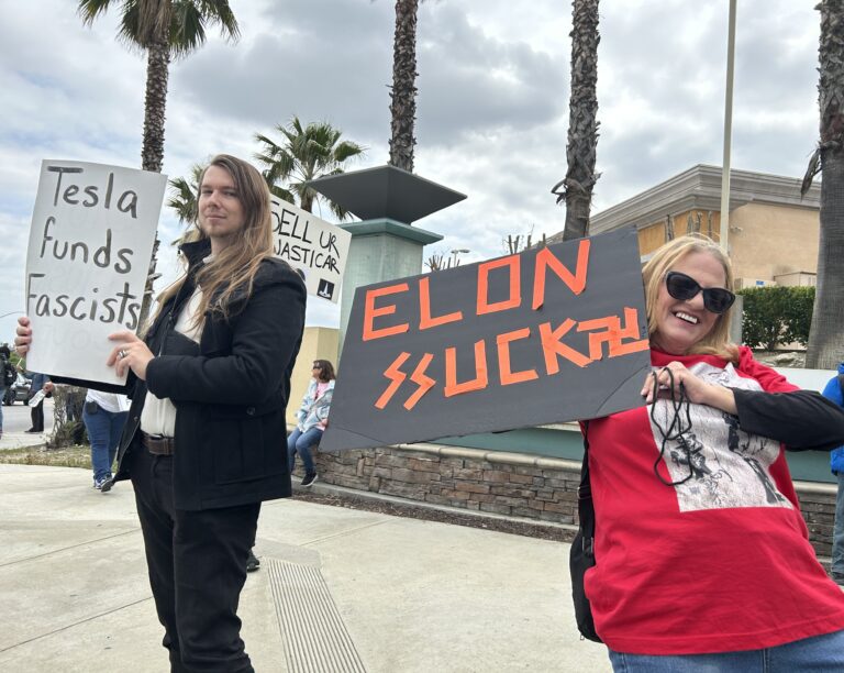 SoCal residents join the ‘Tesla Takedown’ movement, targeting over 200 dealerships nationwide