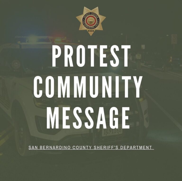San Bernardino County Sheriff says they will not tolerate lawlessness amid ongoing LA protests
