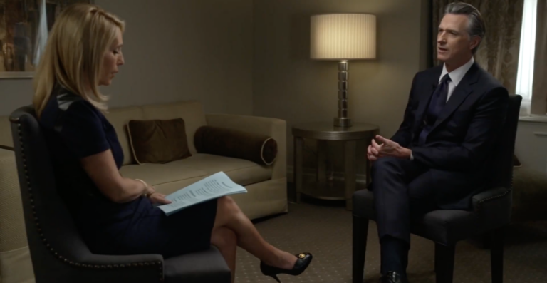 Newsom pivots on cost-of-living question during interview promoting new book